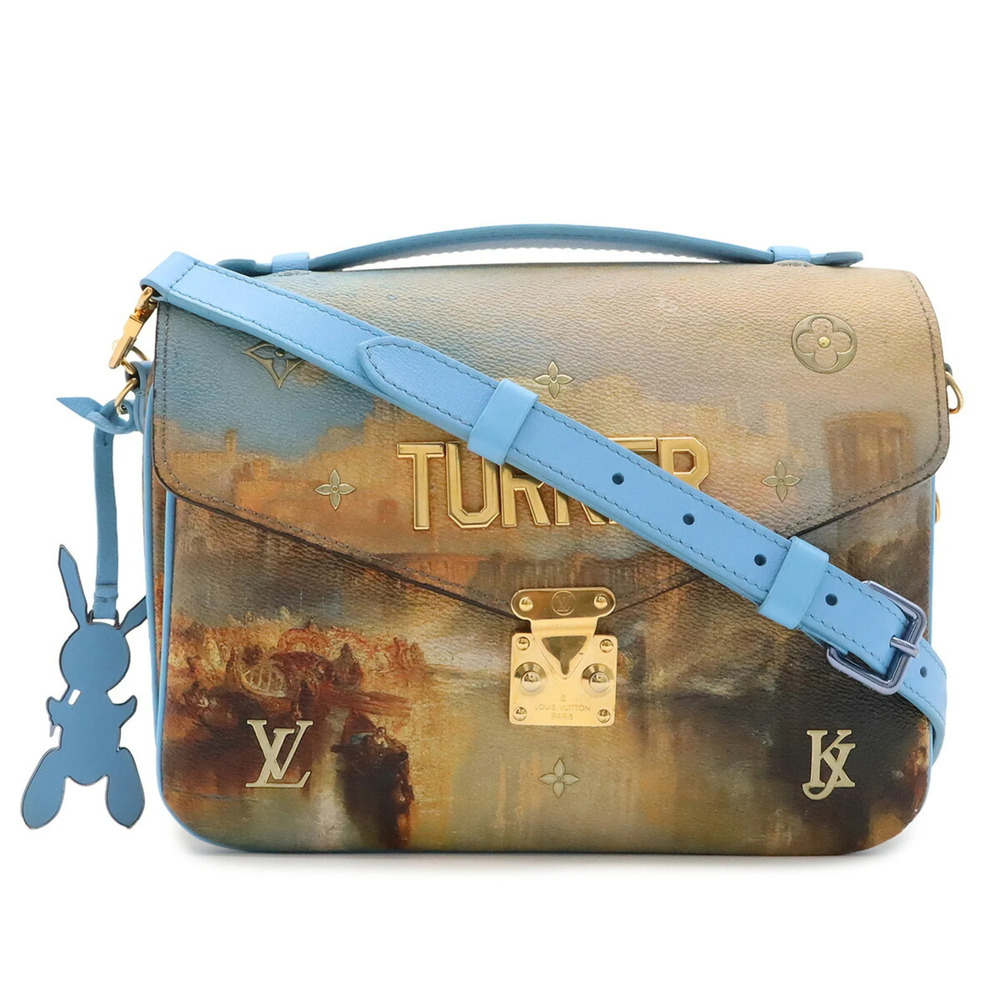 LOUIS VUITTON Masters Collection Monogram Certy Pochette Metis Jeff Koons Col...